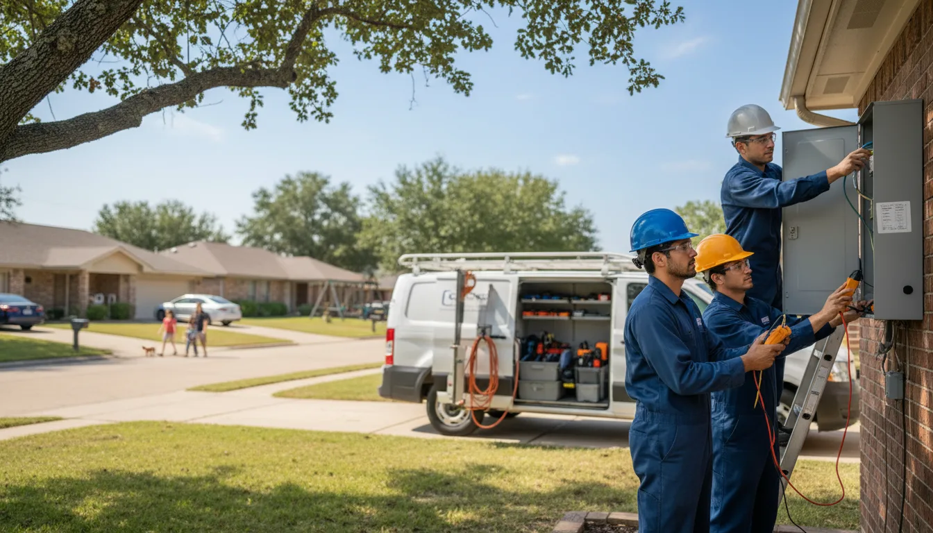 Certified electrician providing emergency electrical services in Rush Springs, OK